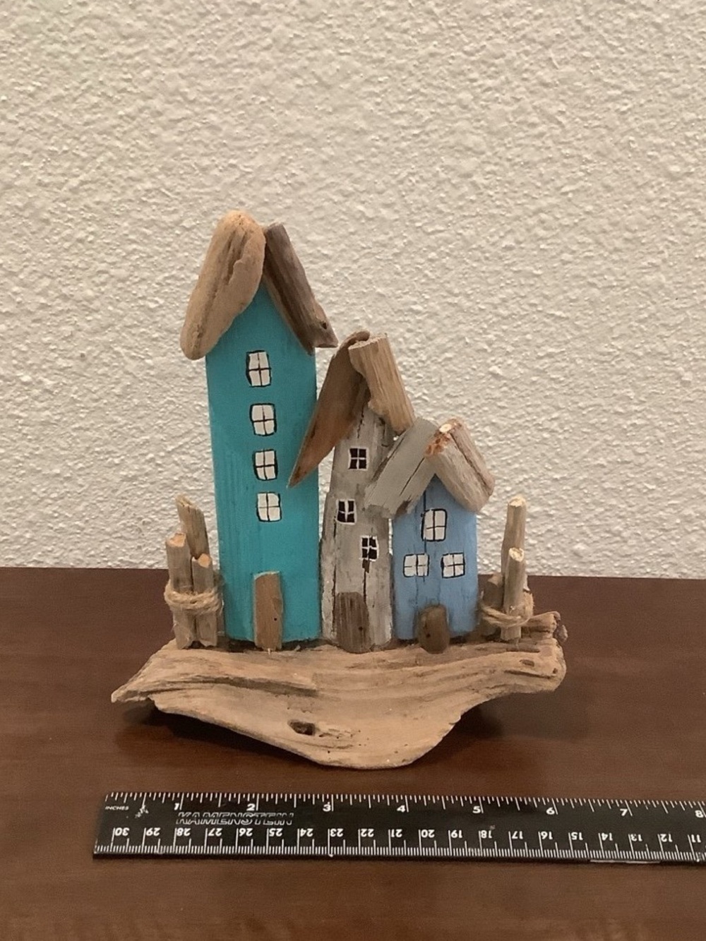 Driftwood Art, Driftwood Coastal Houses, Driftwood Wall Art, Coastal Decor - Picture 7 of 7
